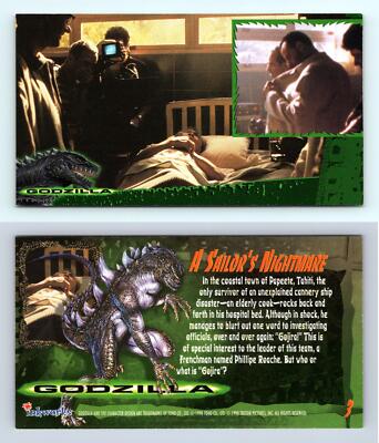 A Sailor's Nightmare #3 Godzilla 1998 Inkworks Supervue Trading Card-image