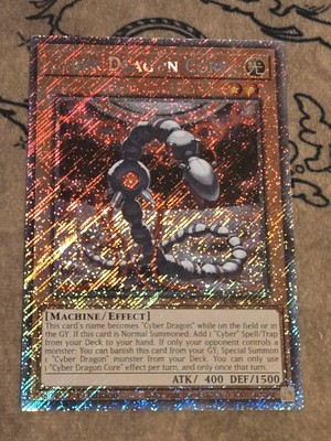 Yugioh Cyber Dragon Core RA04-EN013 Platinum Secret Rare NM Presale-image