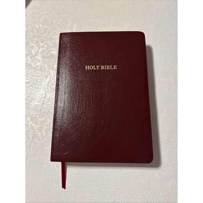 KJV Holy Bible Super Giant Print Reference Bible Burgundy Red Ltr 9780785215622-image