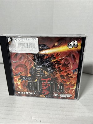 Godzilla (Super CD-ROM 2 System) Hudson Soft JP Japanese PC Engine CD 1993 -image