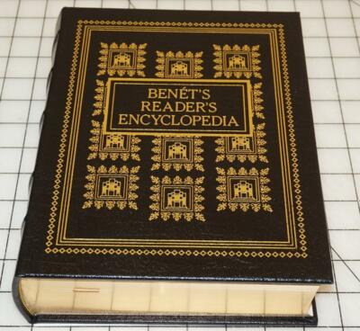 Easton Press Benet's Reader's Encyclopedia Fourth Edition Bound Leather-image