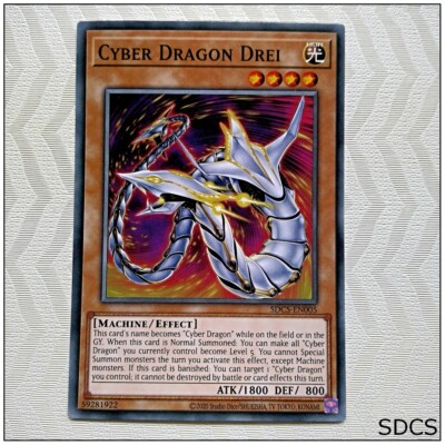 Cyber Dragon Drei - SDCS-EN005 - Common Unlimited Yugioh-image
