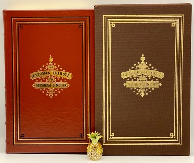 1865 Easton Press ABRAHAM LINCOLN Assassination Nation Tribute Collector Edition-image