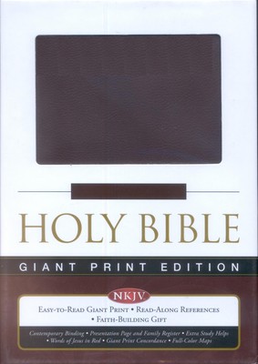 NKJV Giant Print Print Reference Bible-image