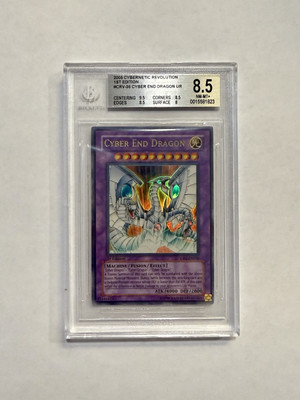 2005 YU-GI-OH! CRV-CYBERNETIC REVOLUTION 1ST ED #EN036 CYBER END DRAGON BGS 8.5-image
