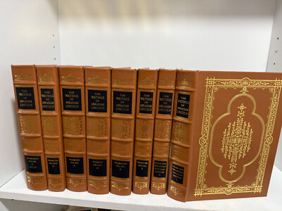 Easton Press Complete Writings of Abraham Lincoln 8 vols Limited Centennial Edit-image