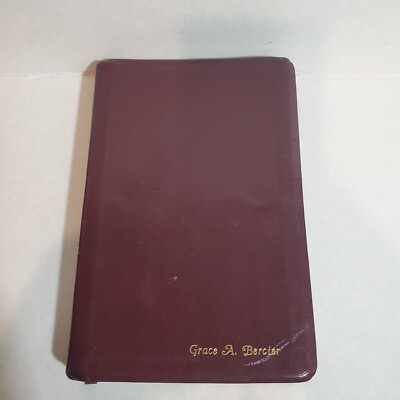 Holy Bible NIV Bonded Leather Zondervan ThinLine Maroon 1996-image