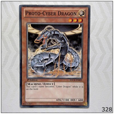 Proto-Cyber Dragon - SDCR-EN005 - Common 1st Edition Yugioh-image