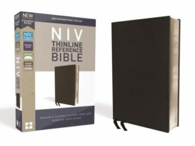 NIV, Thinline Reference Bible [Deep Study at a Portable Size], Genuine Leather, -image