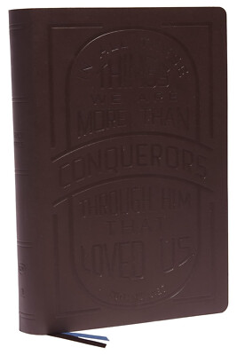KJV Reference Bible Verse Art Cover Genuine Leather BRAND NEW in Shrink Wrap!!-image
