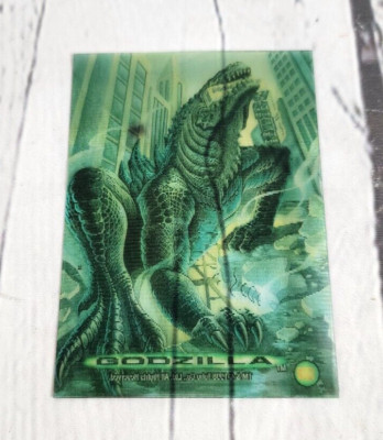 Godzilla Eye Lenticular 3D Trading Card Exclusive TOHO 1998 -RARE-image