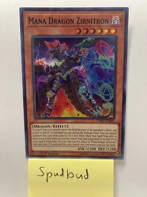 Mana Dragon Zirnitron Super Rare CYHO-EN021 (LP 1st Ed)-image