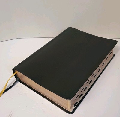 NASB, Grace and Truth Study Bible (Thumb Indexed)  Leather Front Cover Red Print-image
