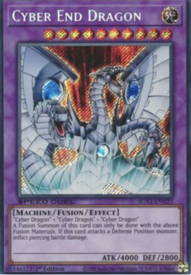 1X NM Cyber End Dragon - SGX1-ENG21 - Secret Rare 1st Edition-image
