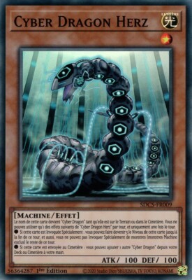 Yu Gi Oh! Cyber Dragon Herz SDCS-FR009 Super Rare in French-image