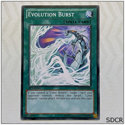 Evolution Burst - SDCR-EN020 - Common 1st Edition Yugioh-image