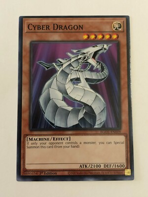 Yugioh card 1st Edition EGO1-EN009 Cyber Dragon Near Mint -image