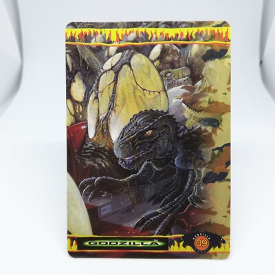 No.09 Godzilla Hollywood movie Card Japan 1998 BANDAI TOHO MADE in JAPAN TCG-image