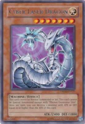 Cyber Laser Dragon - DR04-EN127 - Rare NM Dark Revelation 4 Yugioh-image