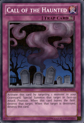 1st Ed Call of the Haunted SDCR-EN036 Yugioh-image