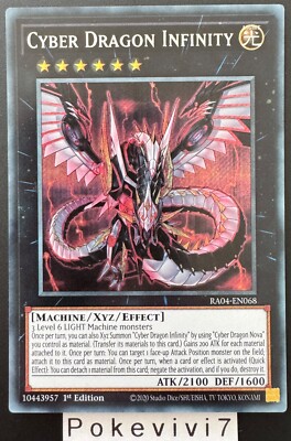 YU-GI-OH! Card CYBER DRAGON INFINITY RA04-EN068 Secret Rare NEW-image