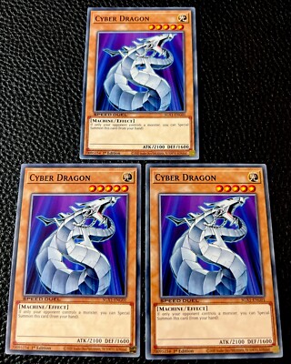 Cyber Dragon (X3) SGX1-ENG01 Yugioh 1st Edition (New))-image