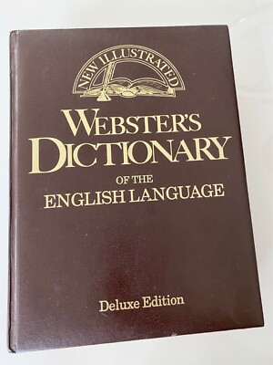 1992 Webster’s Dictionary English Leather Deluxe Edition New Illustrated (USED)-image