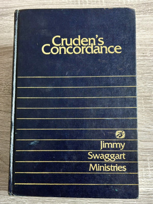 Vintage Cruden's Concordance Printed For Jimmy Swaggart Ministries. EUC-image