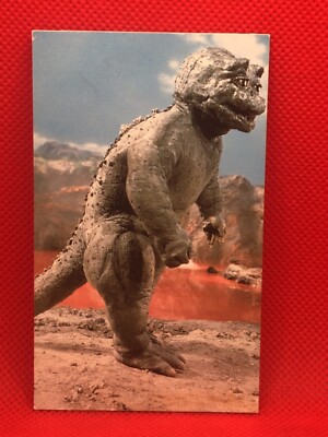 Minya MINILLA Godzilla card 4inch Barcode Battler vintage  No.16 rare TOHO-image