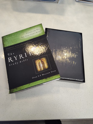 The Ryrie NASB Study Bible  Soft-Touch Black Leather Red Letter Charles Ryrie-image