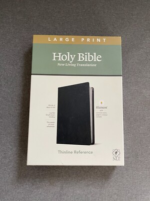 NLT Large Print Thinline Reference Bible, Filament Enabled Edition-image