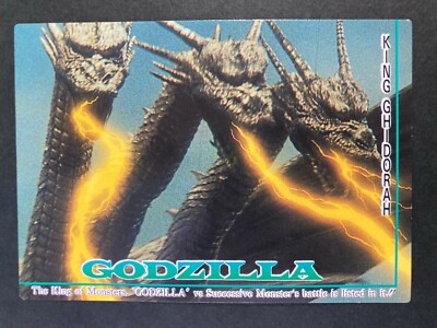 King ghidorah #52 Godzilla TRADING  CARD amada very rare japanese  F/S-image