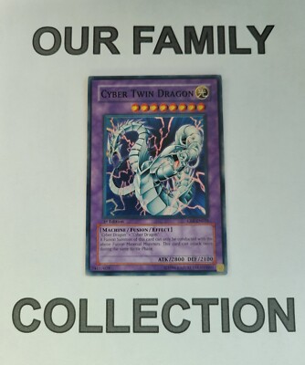 Yu-Gi-Oh! Cyber Twin Dragon [CRV-EN035] Ultimate Rare 1st Ed LP-image