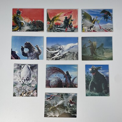 1970’s vintage Trading cards Godzilla King of the monsters cards 10 set No,07-image