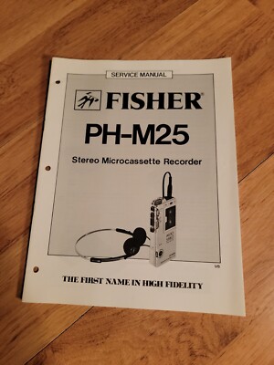 Service Manual - Fisher PH-M25 Stereo Micro Cassette Player-image
