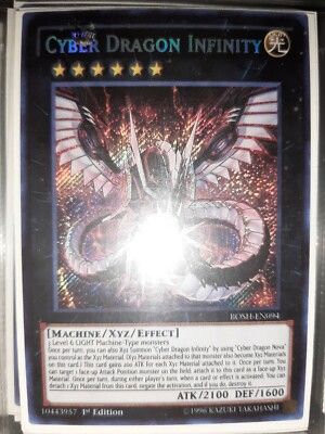 Cyber Dragon Infinity Bosh-En094 1st Edition Secret Rare NM Yugioh-image