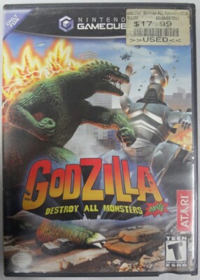 Godzilla Destroy All Monsters Melee Nintendo GameCube Video Game Atari!-image
