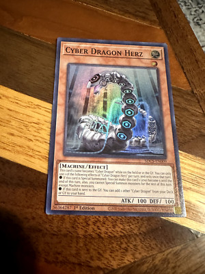 Cyber Dragon Herz SDCS-EN009 1st Edition Super Rare NM + BONUS-image