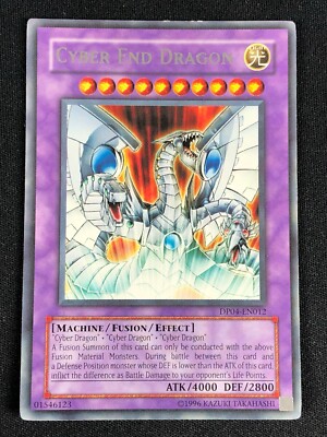 YUGIOH CYBER END DRAGON DP04-EN012 RARE (LP)-image