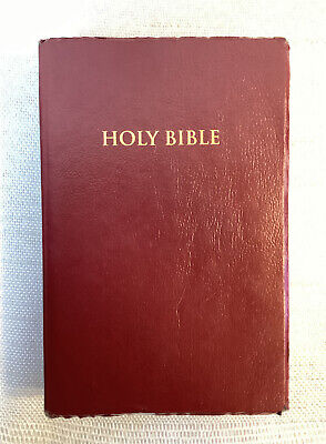 HOLY BIBLE NKJV Words of Christ Red References Concordance Bonded Nelson-image