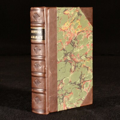1810 The General Almanack of Scotland and British Register for 1810 Half Calf...-image