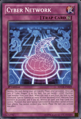 1st Ed Cyber Network SDCR-EN029 Yugioh-image