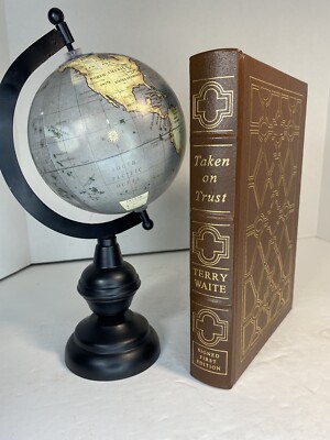 Taken On Trust SIGNED by Terry Waite First Edition Near MINT Easton Press-image