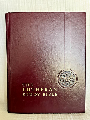 The Lutheran Study Bible English Standard Version 2009 Concordia Burgundy HC-image