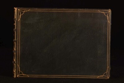 c1900 Attractive Blank Address Book-image