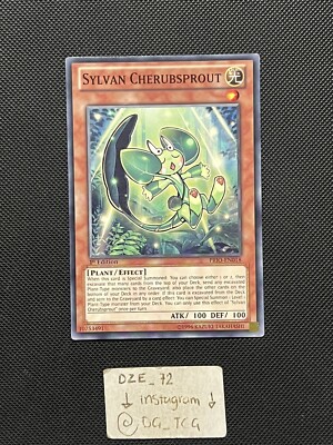 Yugioh - Sylvan Cherubsprout - PRIO-EN018 - 1st Edition - Common - NM/VLP-image