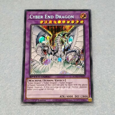 1x Yugioh Cyber End Dragon SGX1 1st Edition Secret Rare Card NM-image