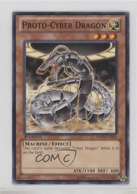 Proto-Cyber Dragon 1st Ed. YuGiOh Cyber Revolution Structure Deck 0rq9-image