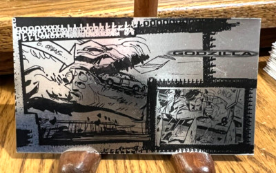 1998 Inkworks Godzilla Terror and the Taxi Card S1-image