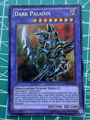 Yu-Gi-Oh! First Edition Secret Rare Dark Paladin LCYW-EN048-image